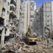 Beirut (Lebanon), 21/09/2024.- Equipos de emergencia trabajan en el barrio de Beirut bombardeado por Israel. ARCHIVO/EFE/EPA/WAEL HAMZEH