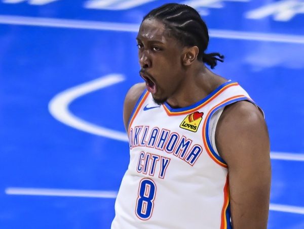 Jalen Williams, la figura de Oklahoma City Thunder, que el lunes quedó a un solo triunfo del anillo, aseguró que estaba tan comprometido con lograr la victoria que no reparó en cuántos puntos llevaba en su casillero individual. EFE/EPA/MANUELA SOLDI