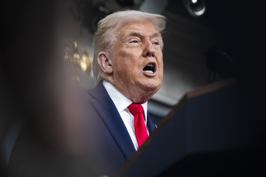 El presidente de EE.UU., Donald Trump. Archivo/ EFE/JIM LO SCALZO