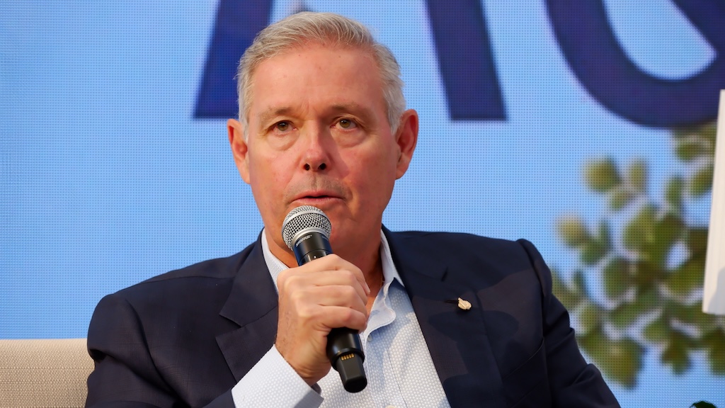 Javier D. Ferrer, presidente y principal oficial ejecutivo de Popular, durante la presentación de la nueva campaña institucional “Aquí Creces”.