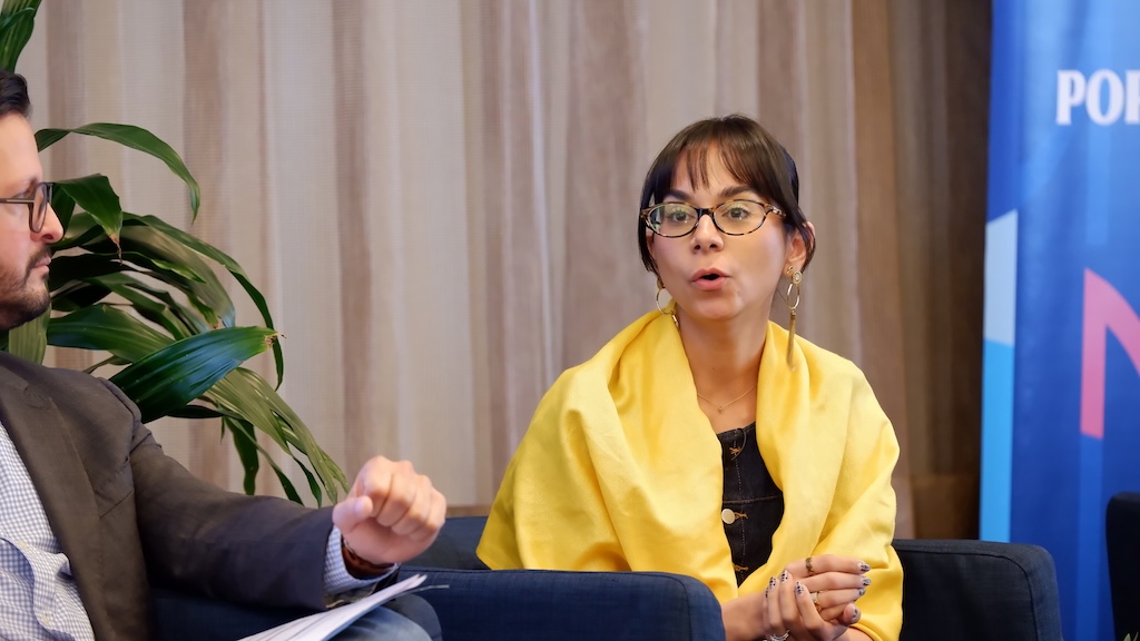 Tanairí Miranda, CEO de Barras, compartió durante el Panel Reactor su experiencia como empresaria y las lecciones aprendidas sobre financiamiento, crecimiento y consolidación de su negocio.